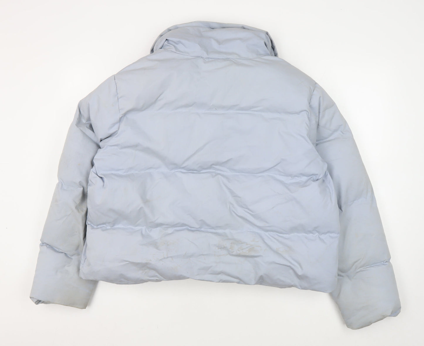 In The Style Women's Grey Puffer Jacket Size 12