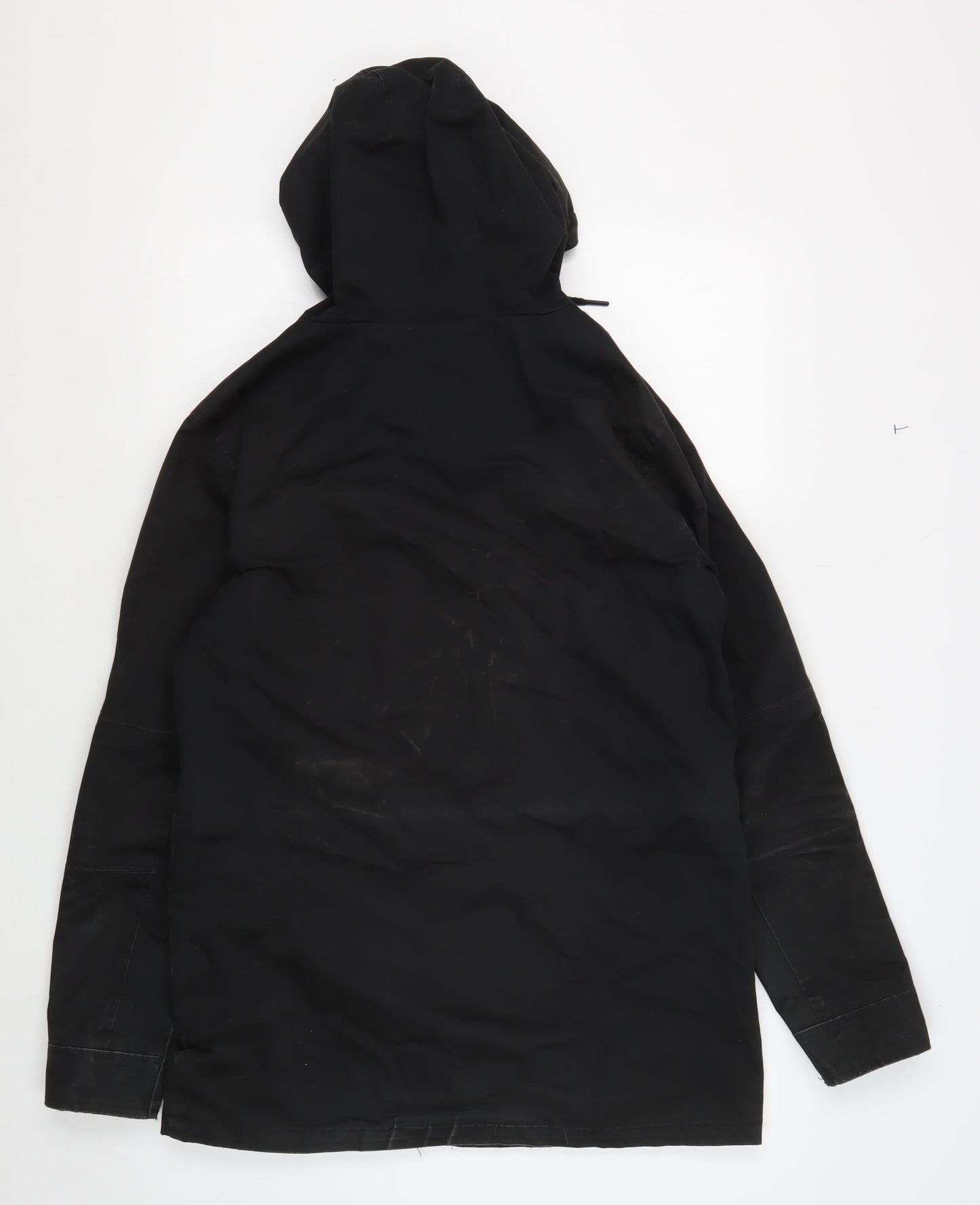 Mens UK Size S Brave Soul Black Parka Coat