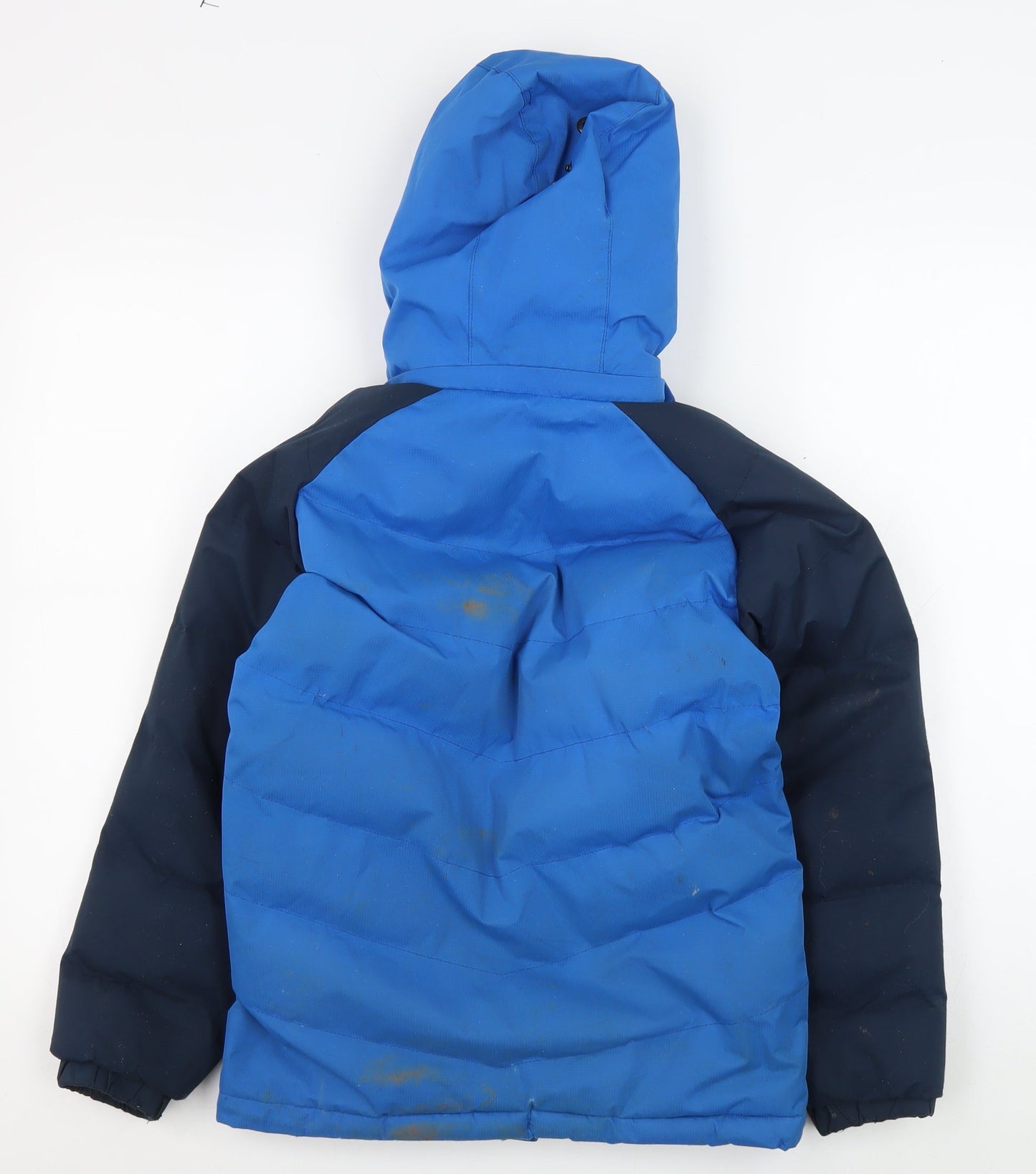 Trespass Boys Blue Puffer Jacket 9-10Y Winter Waterproof