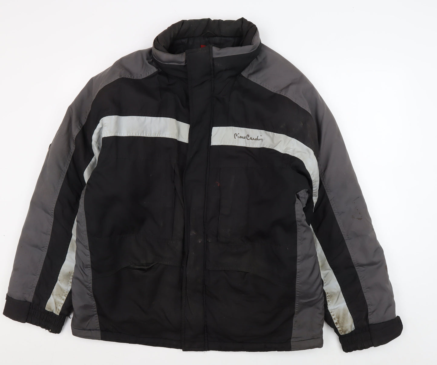 Mens UK Size L Pierre Cardin Black Puffer Jacket