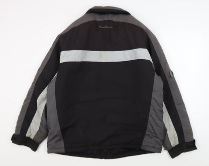 Mens UK Size L Pierre Cardin Black Puffer Jacket