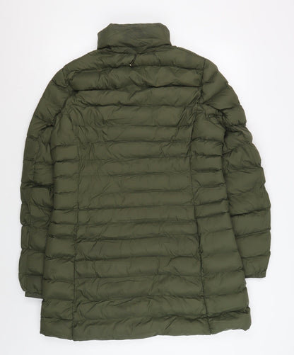 Mountain Warehouse Women's Green Puffer Jacket Size 10