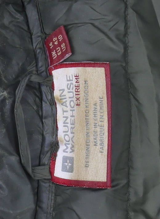 Mountain Warehouse Women's Green Puffer Jacket Size 10