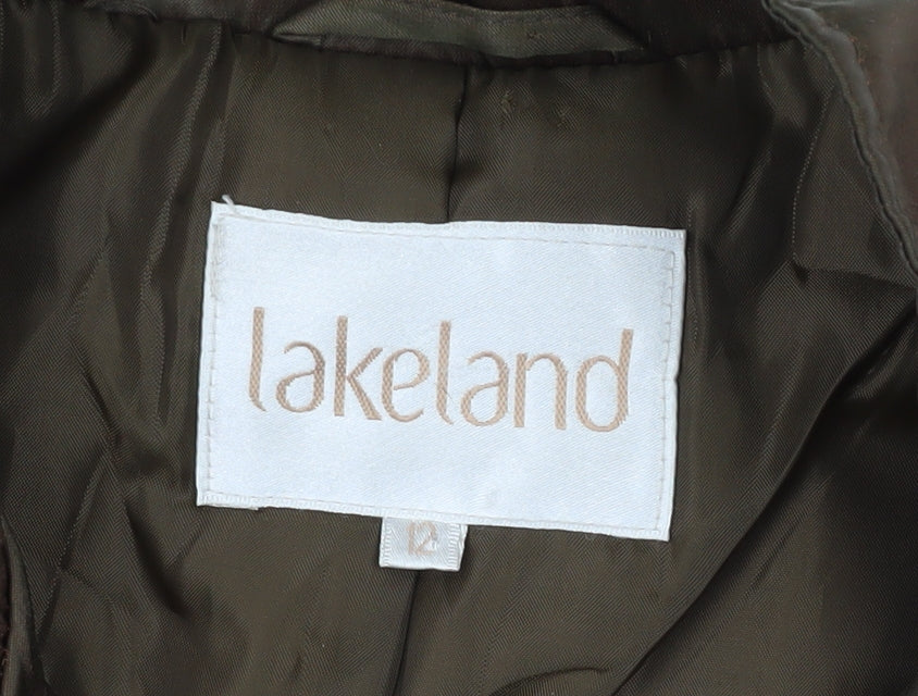 Lakeland Women's Brown Quilted Waistcoat - Size 12
