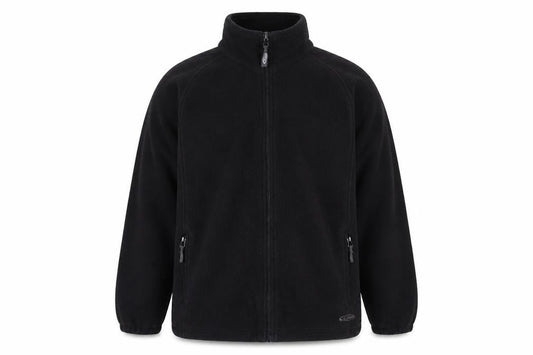 Front view of Gelert unisex black fleece jacket -, size 14