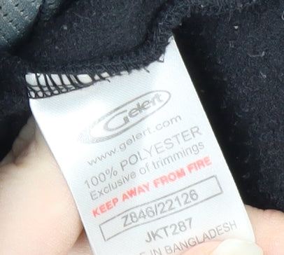 Unisex Adults UK Size 14 Gelert Black Basic Jacket