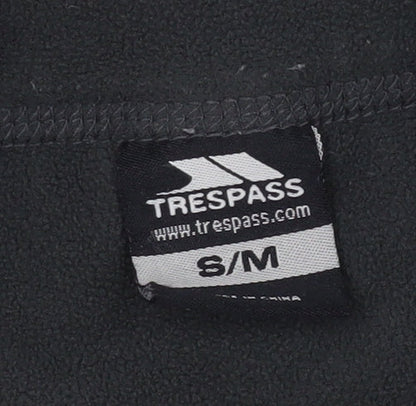 Trespass Men's Black Fleece Pullover, S, Lightweight