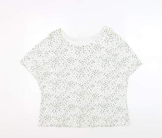 Alexon Women's White Animal Print T-Shirt Size 16/18