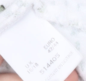 Alexon Women's White Animal Print T-Shirt Size 16/18