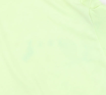 Nike Men's Green Athletic T-Shirt, Size S, Reflective