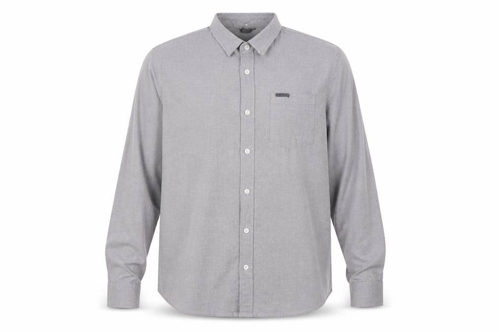 Firetrap Men's Grey Button-Up Shirt, M, Casual Style