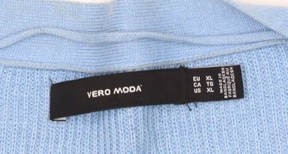 Womens UK Size XL VERO MODA Blue Cardigan Jumper