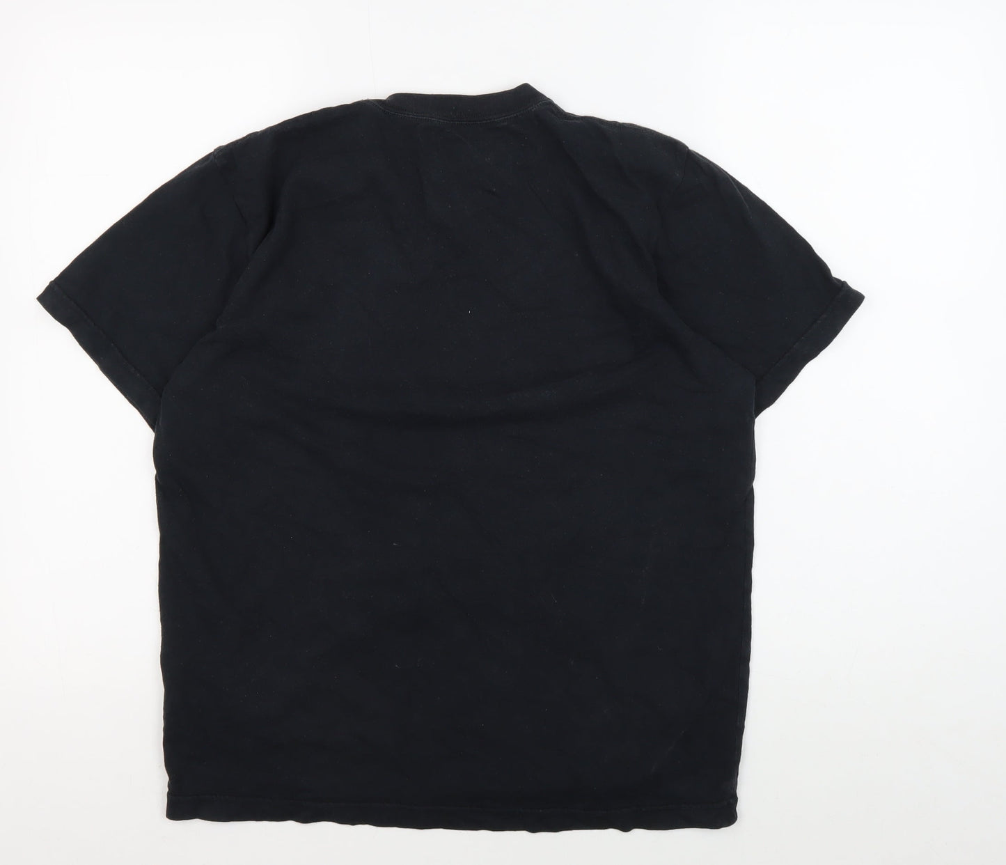 Nike Men's Black Medium Crew Neck T-Shirt