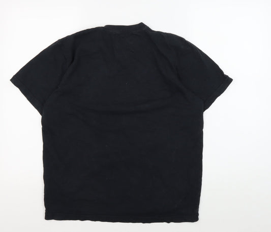 Nike Men's Black Medium Crew Neck T-Shirt