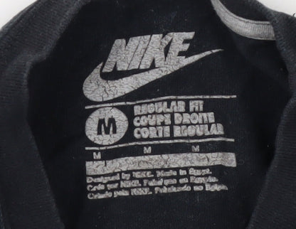 Nike Men's Black Medium Crew Neck T-Shirt