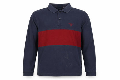 Barbour Boys Blue Long Sleeve Polo Shirt L