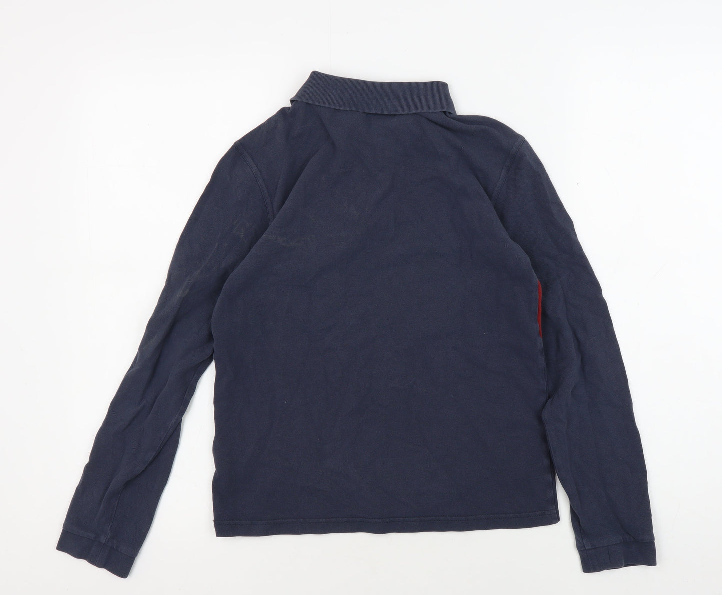 Barbour Boys Blue Long Sleeve Polo Shirt L