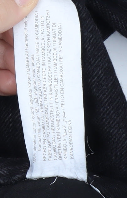 Pull & Bear Women's Black Straight Jeans Size 10