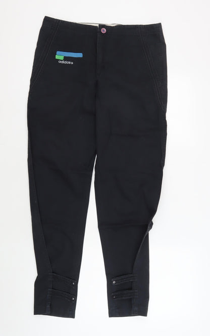 Adidas Men's Black Jogger Trousers, Size M, Gym Wear