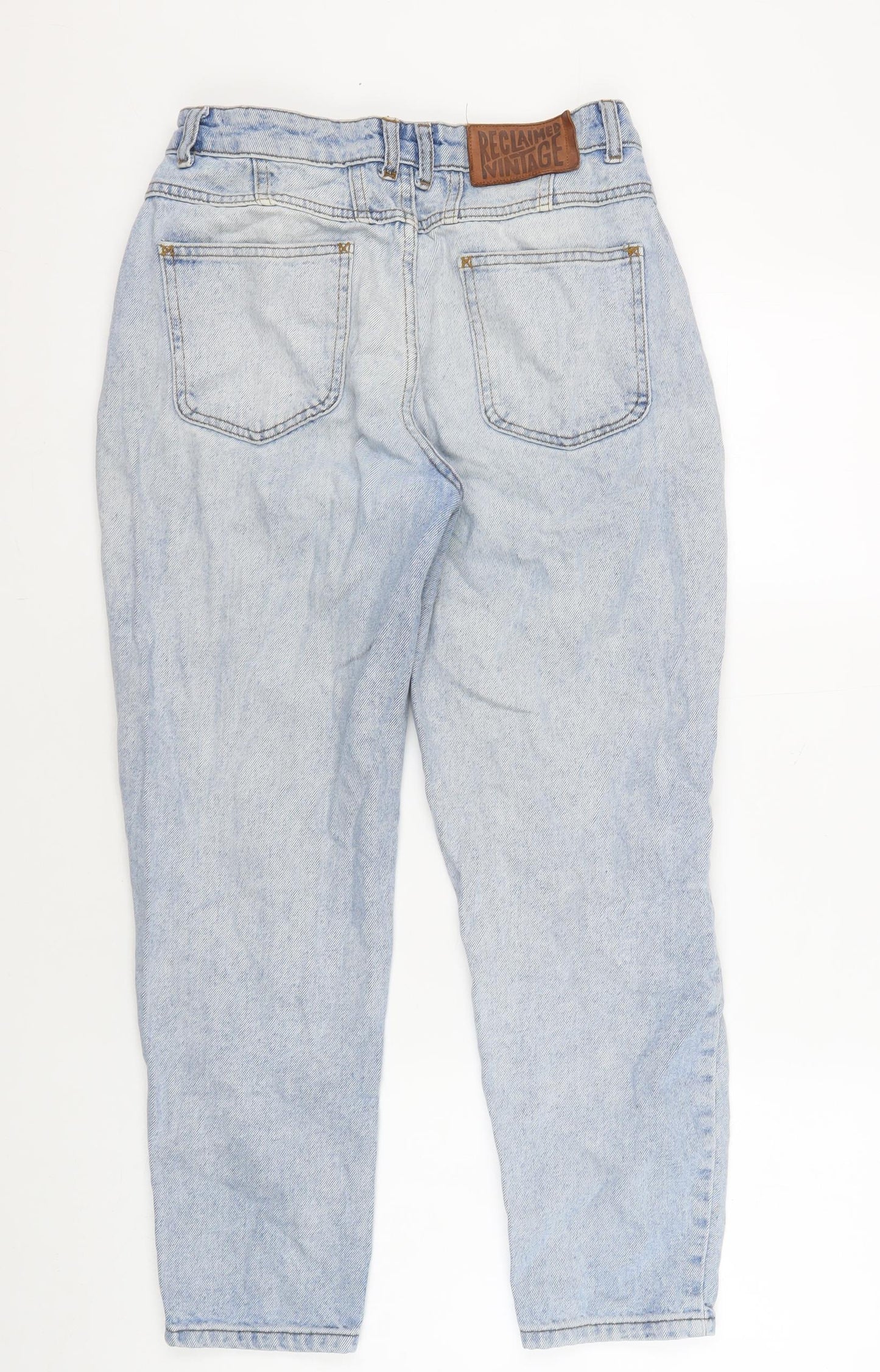 Reclaimed Vintage Women's Blue Mom Jeans, Size M, Relaxed Fit