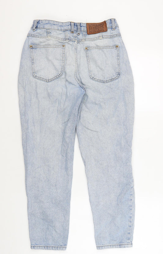 Reclaimed Vintage Women's Blue Mom Jeans, Size M, Relaxed Fit