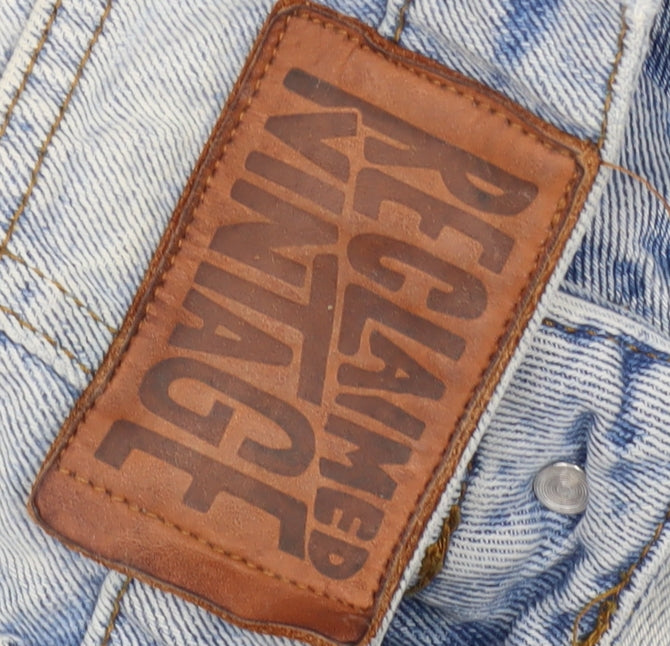 Reclaimed Vintage Women's Blue Mom Jeans, Size M, Relaxed Fit