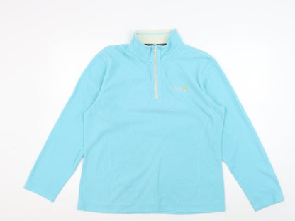 Regatta Women's Blue Pullover High Neck Sweatshirt Size 14