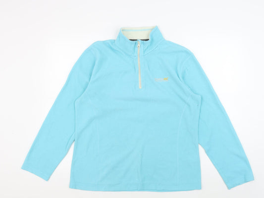 Regatta Women's Blue Pullover High Neck Sweatshirt Size 14