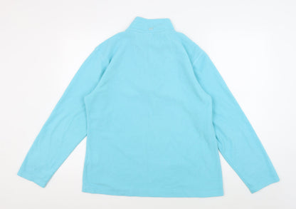 Regatta Women's Blue Pullover High Neck Sweatshirt Size 14