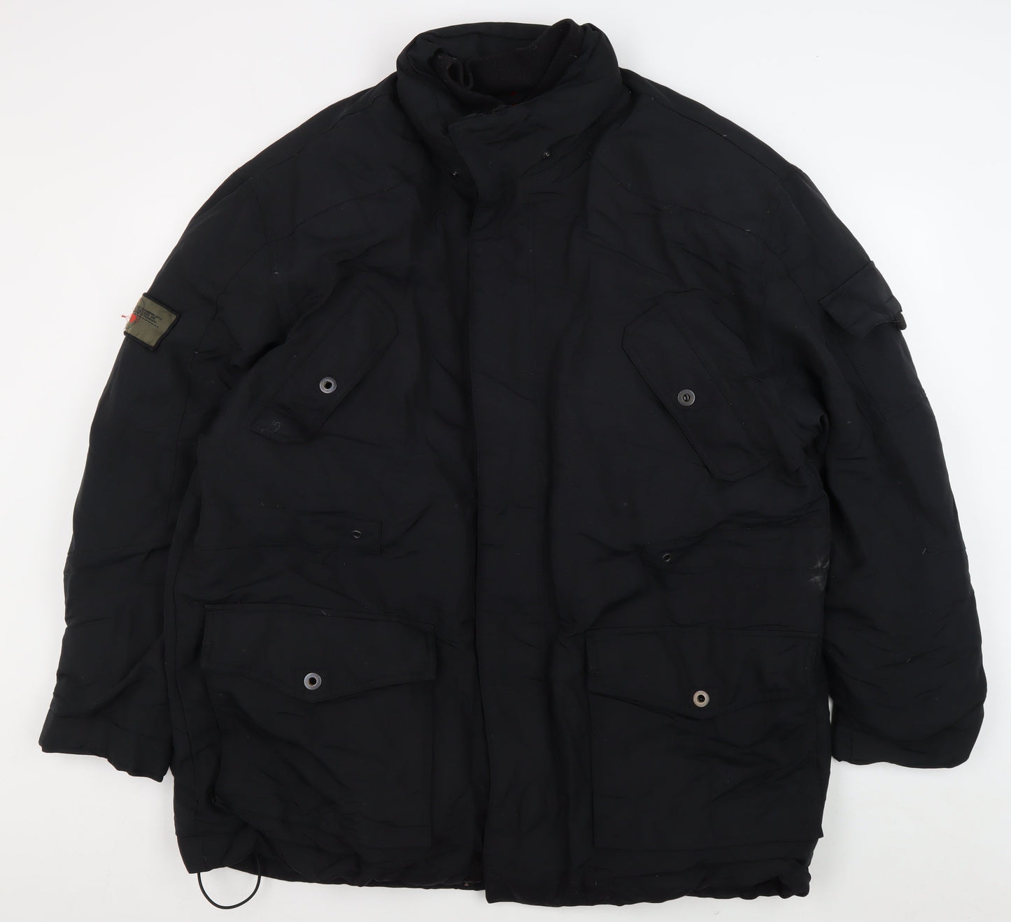 Mens UK Size L NEXT Black Military Jacket