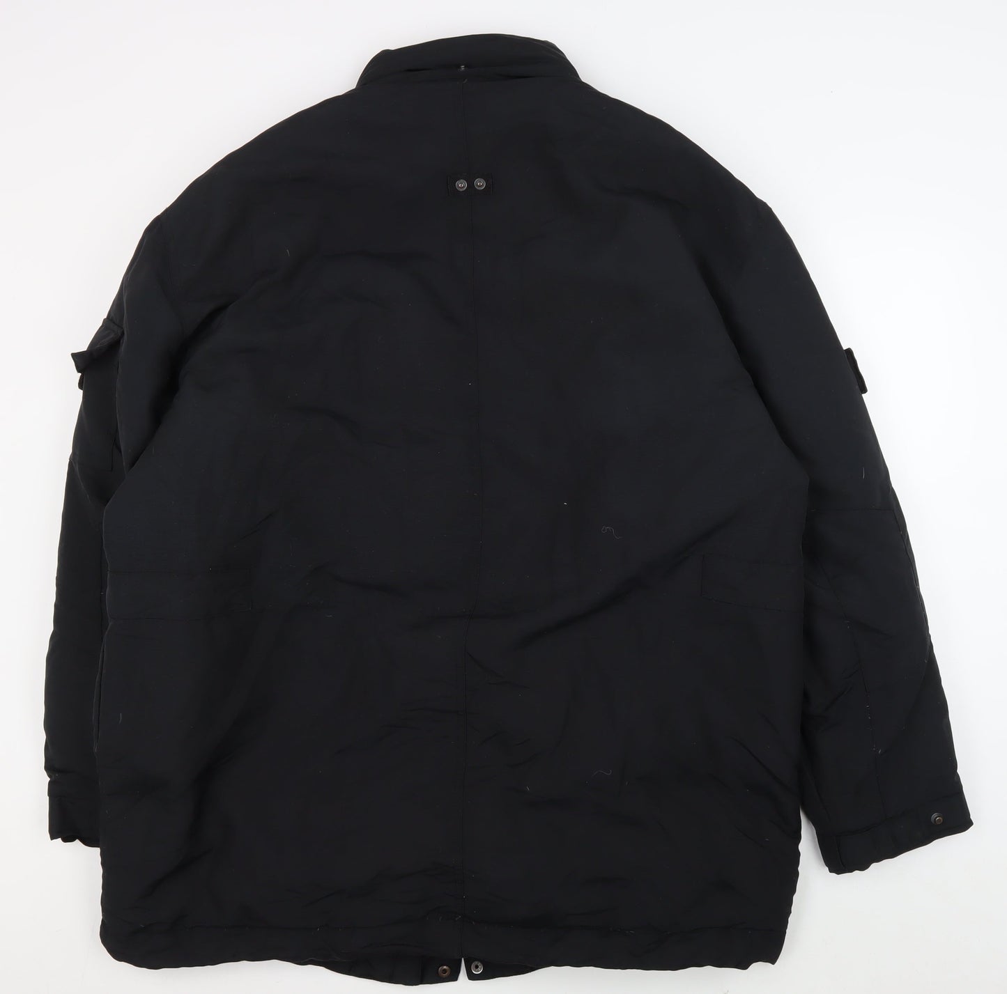 Mens UK Size L NEXT Black Military Jacket