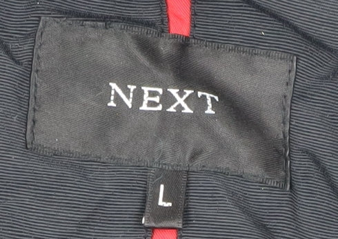 Mens UK Size L NEXT Black Military Jacket