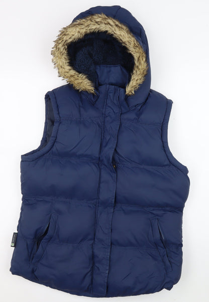 Unisex Adults UK Size 14 Mountain Essentials Blue Puffer Jacket