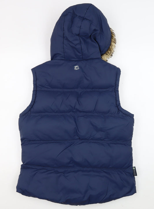 Unisex Adults UK Size 14 Mountain Essentials Blue Puffer Jacket