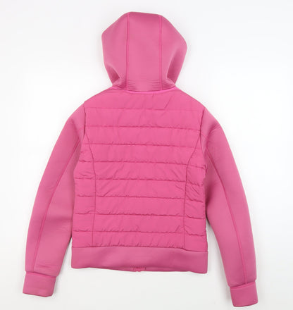 Geox Girls Pink Activewear Jacket 14 Years - Hooded & Lightweight