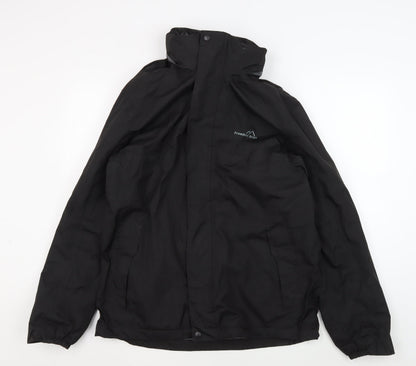 Mens UK Size M Free Trail Black Basic Jacket