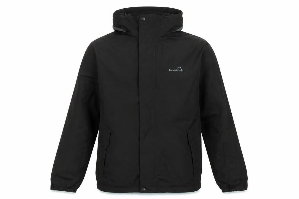 Mens UK Size M Free Trail Black Basic Jacket