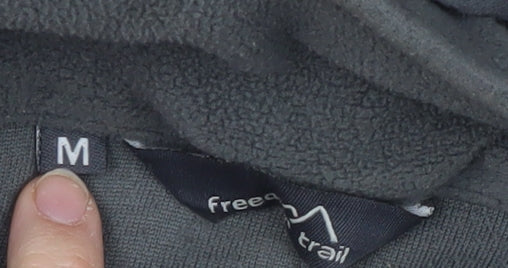 Mens UK Size M Free Trail Black Basic Jacket