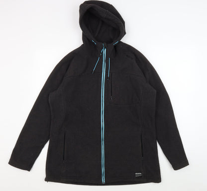 All Terrain Unisex Black Hooded Jacket 16 Plus Outdoor