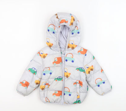 Marks and Spencer Unisex Toddler Puffer Jacket 9-12M