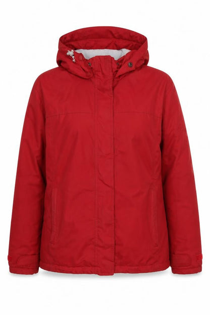 Womens UK Size 10 Target Dry Red Rain Coat
