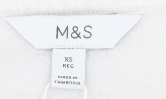 Womens UK Size XS Marks and Spencer White