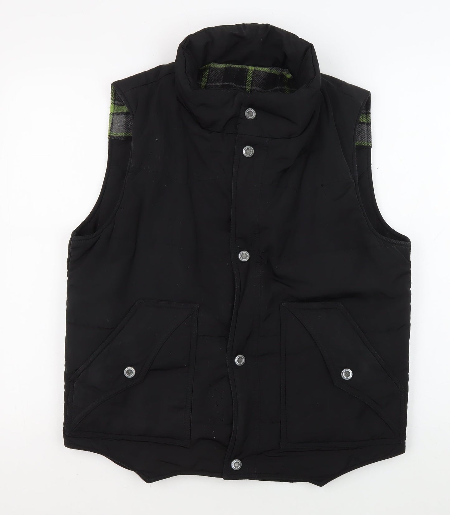 Mens UK Size XL East Pole Black Quilted Coat