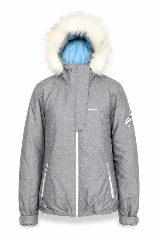 Womens UK Size S DECATHLON Grey Puffer Jacket Jacket