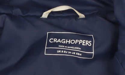 Womens UK Size 8 Craghoppers Blue Puffer Jacket