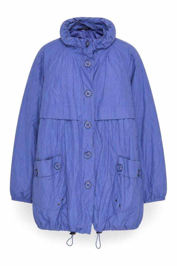 Womens UK Size 14 Marks and Spencer Blue Rain Coat