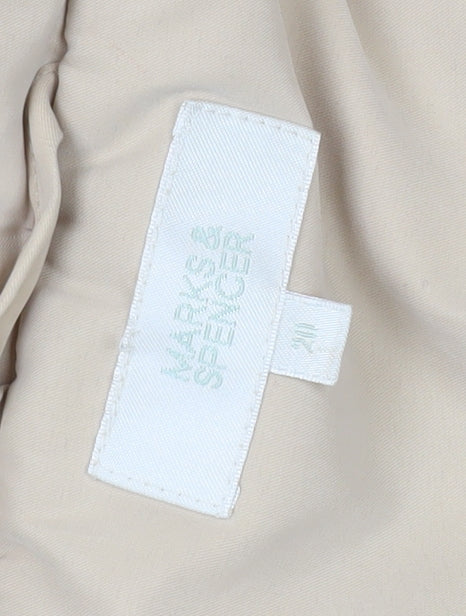 Womens UK Size 12 Marks and Spencer Beige Parka Coat