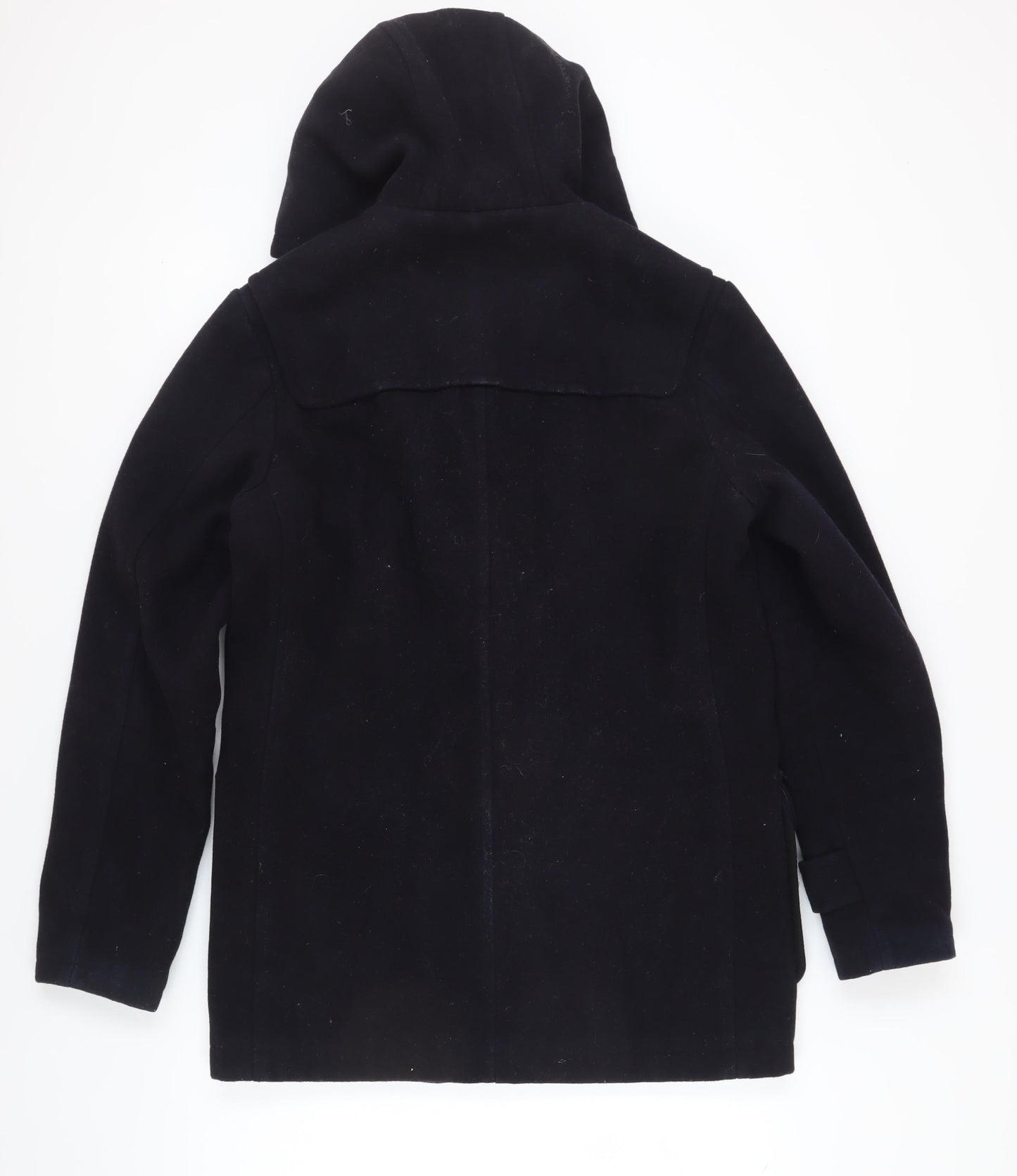 Unisex Adults UK Size M ASOS Black Duffle Coat