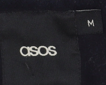 Unisex Adults UK Size M ASOS Black Duffle Coat