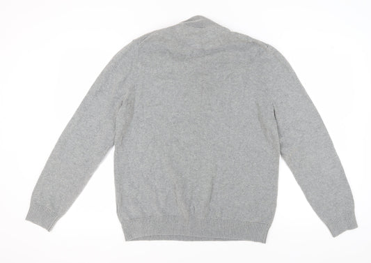 White Stuff Men's Grey Pullover Jumper, Size L